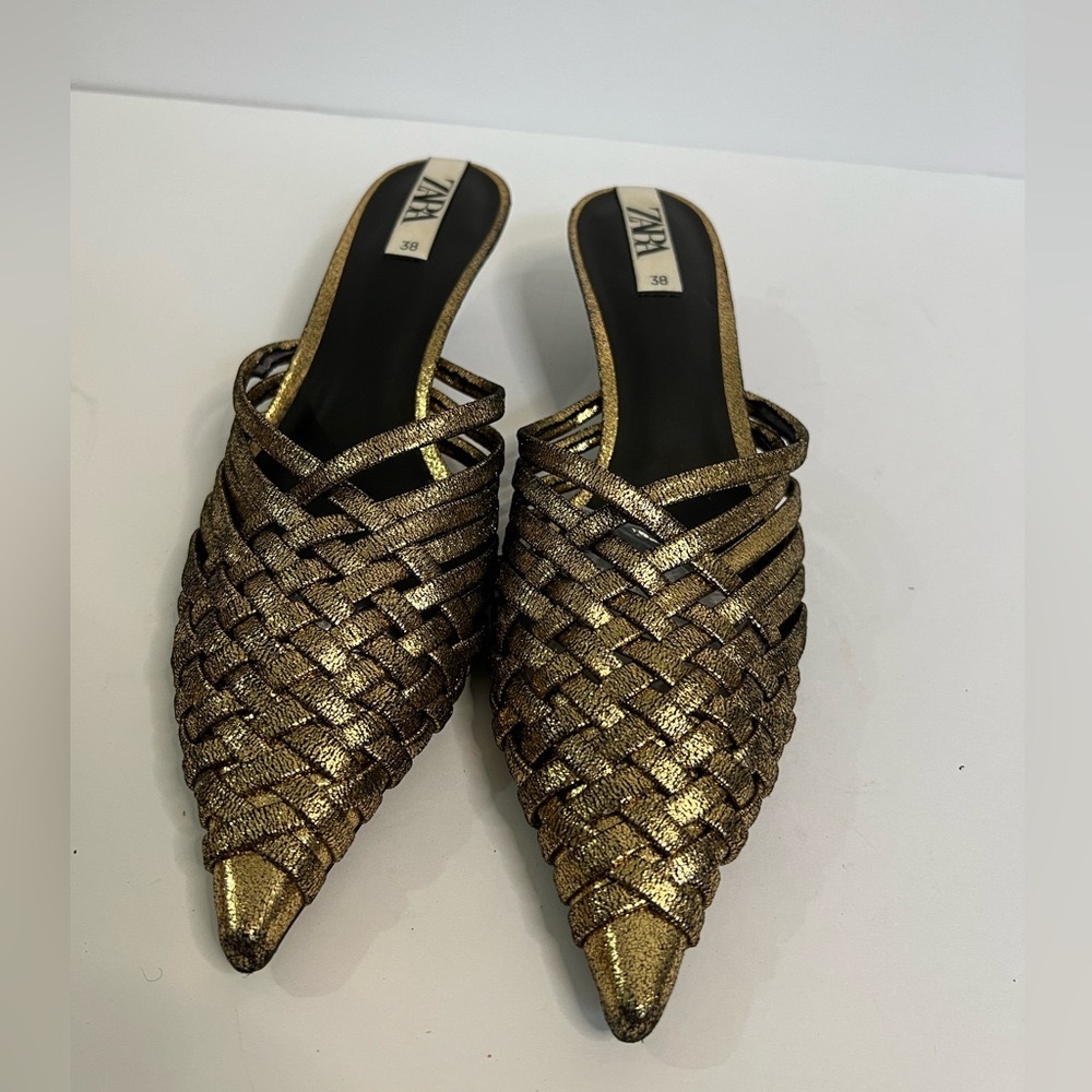 Zara pointed toe mule